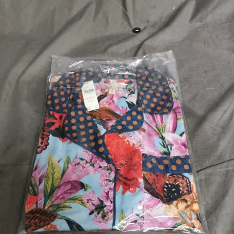 BAGGED ANTHROPOGIE PATTERN SHIRT - SIZE S
