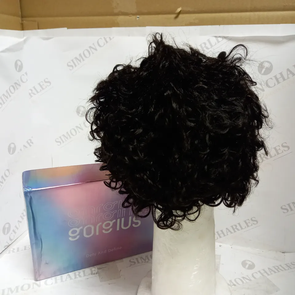 SET OF 2 GORGIUS LACE FRONT DEEP BROWN CURLY WIGS