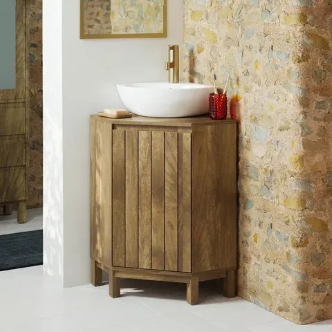 BOXED HUMPHREY CORNER VANITY UNIT (1 BOX)