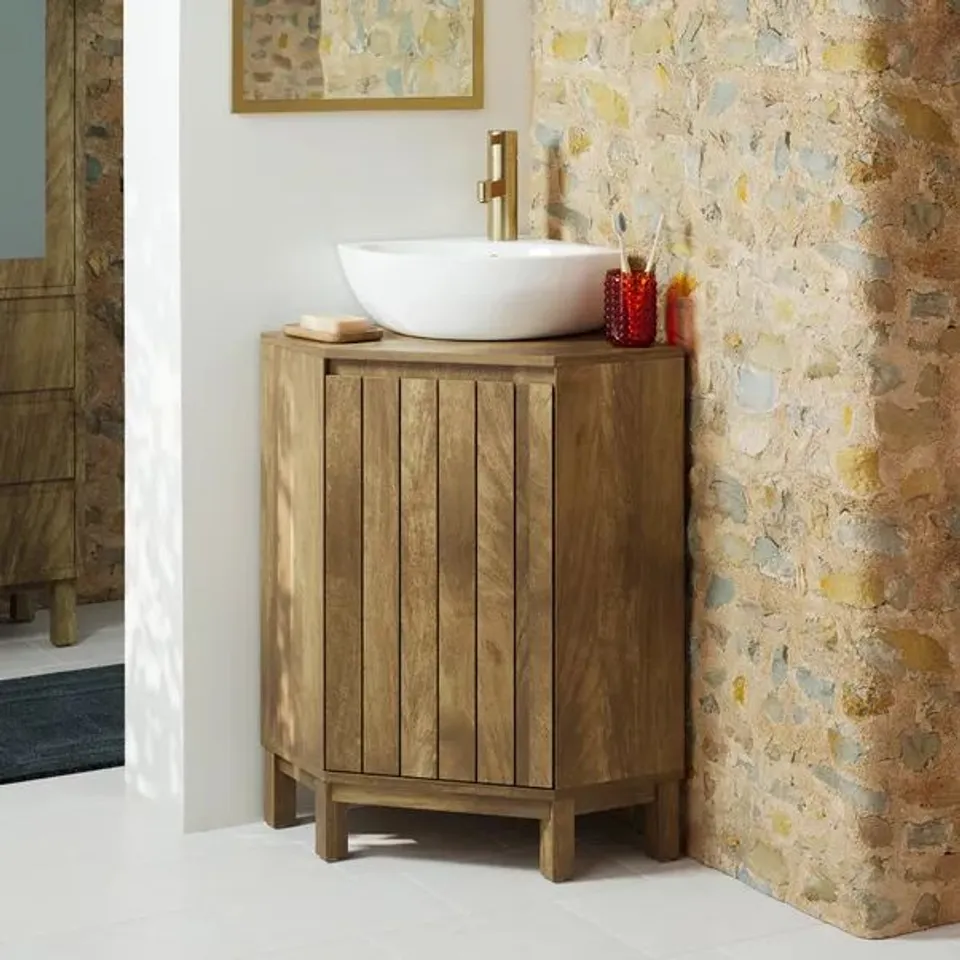 BOXED HUMPHREY CORNER VANITY UNIT (1 BOX)