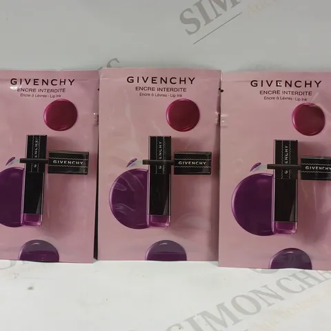 BOX OF APPROX 25 SEALED GIVENCHY ENCRE INTERDITE CARTE ECHANTILLION