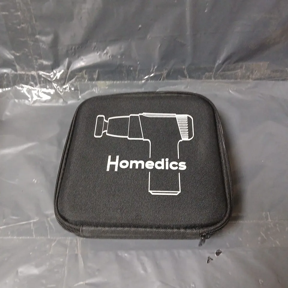 HOMEDICS HANDHELD PERCUSSION MASSAGE DEVICE IN CASE