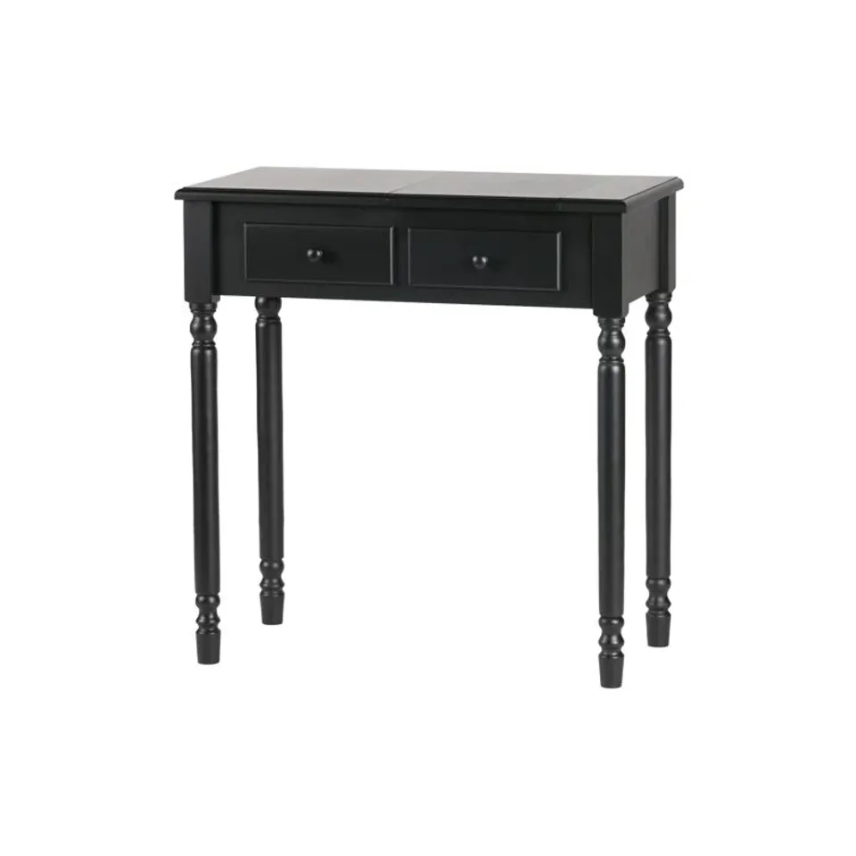 BOXED ROMY DRESSING TABLE - BLACK (1 BOX)