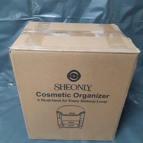 BOXED SHEONLY COSMETOC ORGANIZER IN LIGHT GREEN