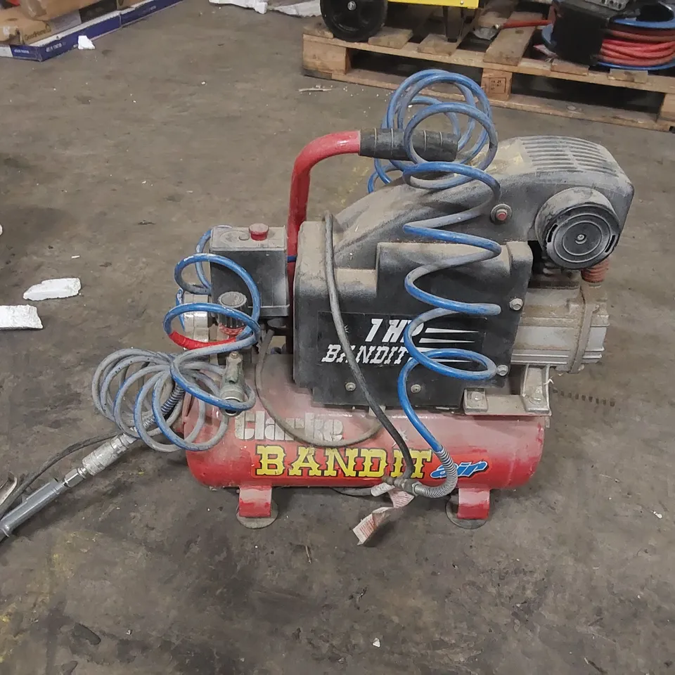 CLARKE 1HP BANDIT AIR COMPRESSOR 