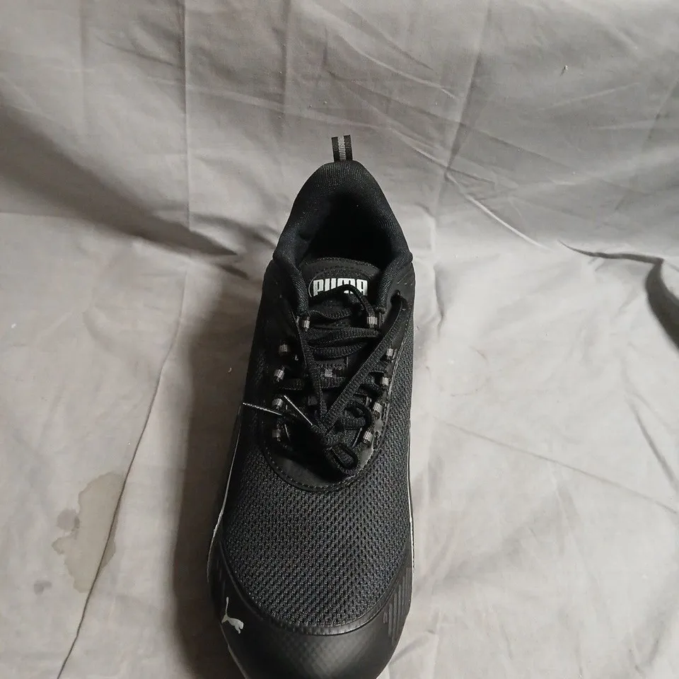 PUMA BLACK RUNNING SHOES – MEN'S, UK 11 