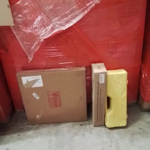 PALLET OF ASSORTED HOUSEHOLD GOODS AND PRODUCTS TO INCLUDE;HYDRAULIC CRIMPING TOOL,PICTURE FRAME,LED MIRROR LIGHT 