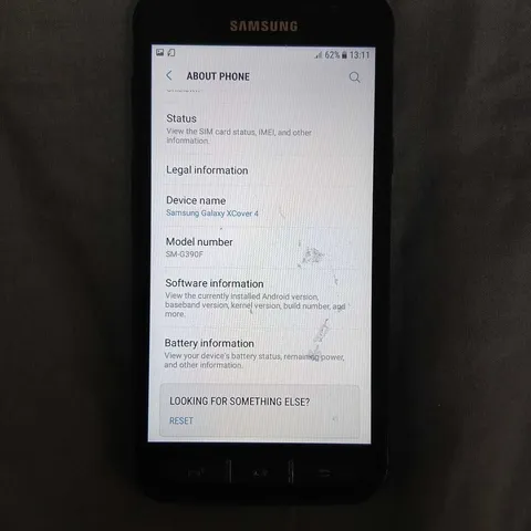 SAMSUNG GALAXY XCOVER 4 SMARTPHONE – BLACK (SM-G390F) – 