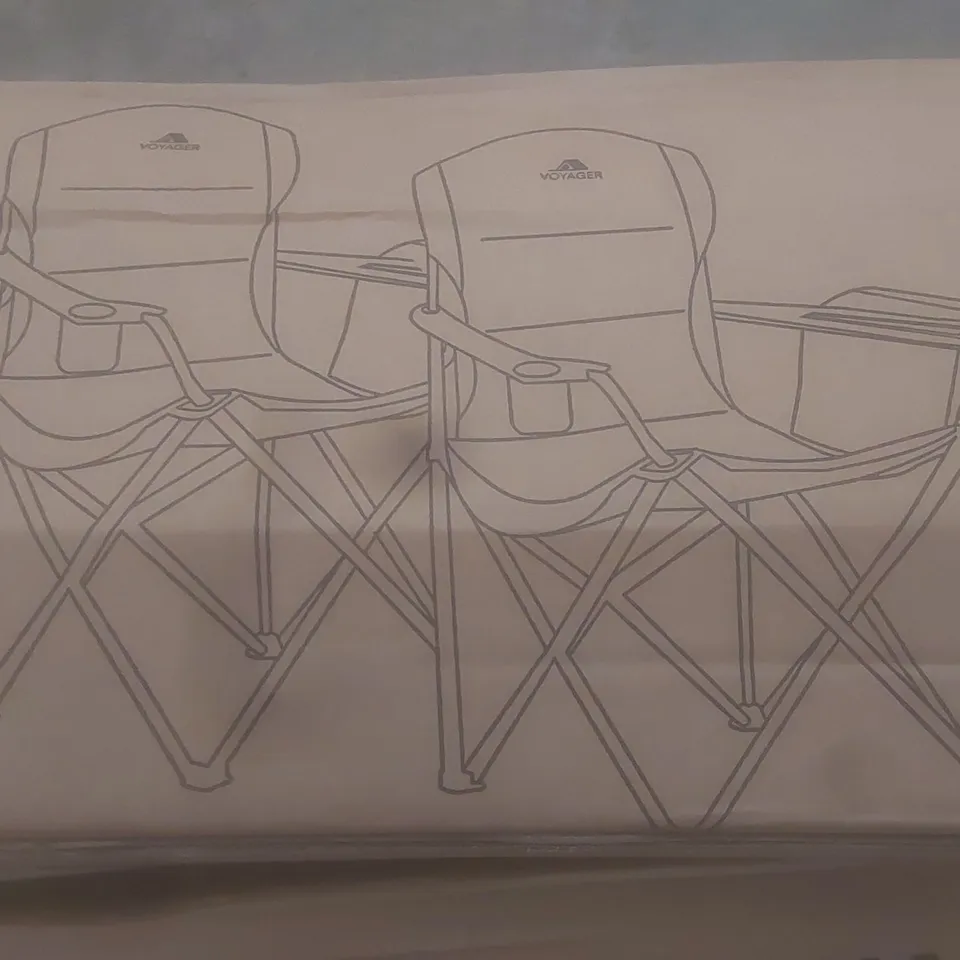 BOXED 2PK COOL ARM CHAIRS - NAVY