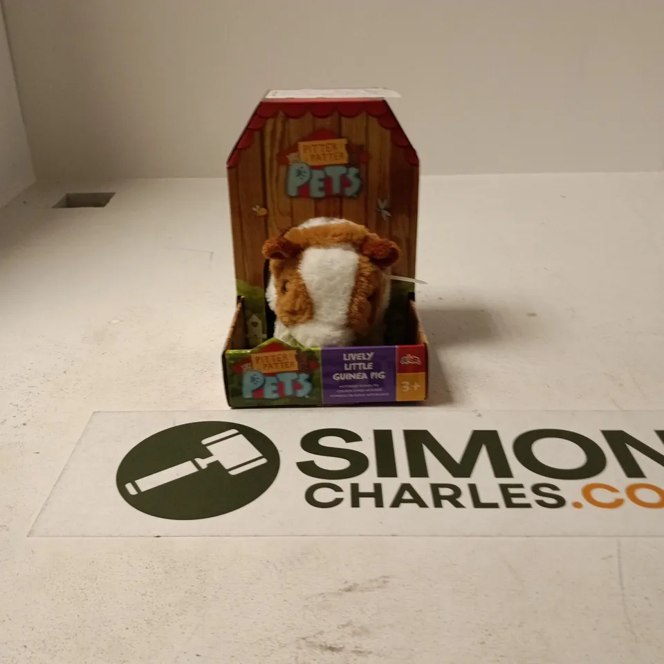 Lively Little Guinea Pig Plush Toy in Display Box