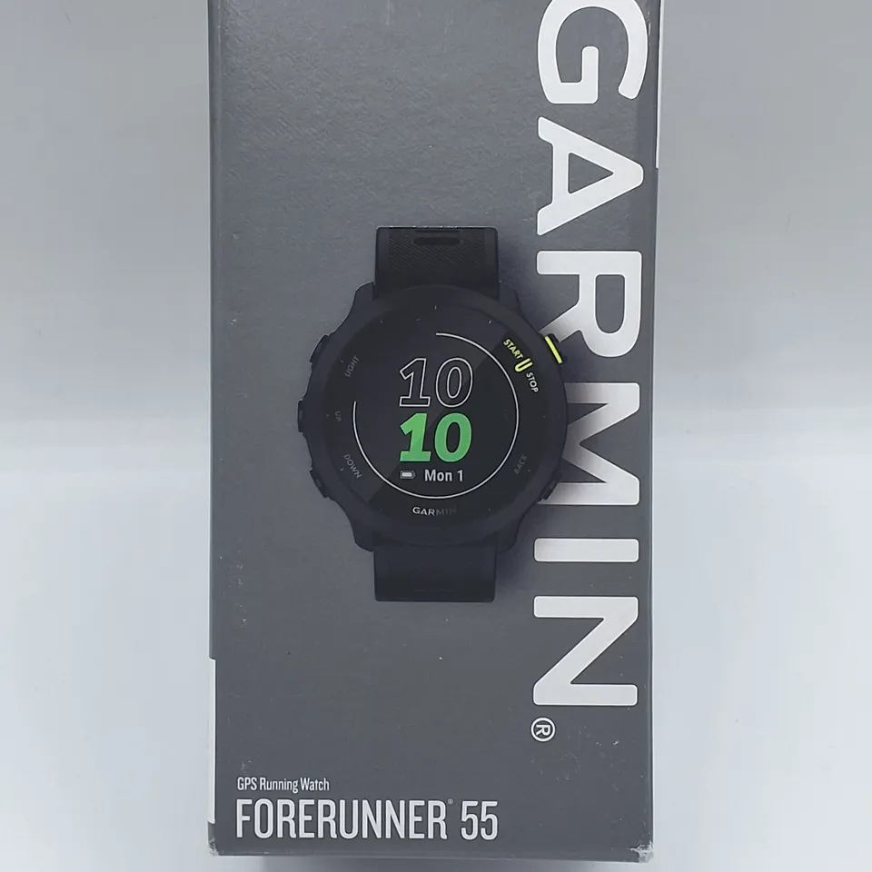 BOXED GARMIN FORERUNNER 55 GPS RUNNING WATCH