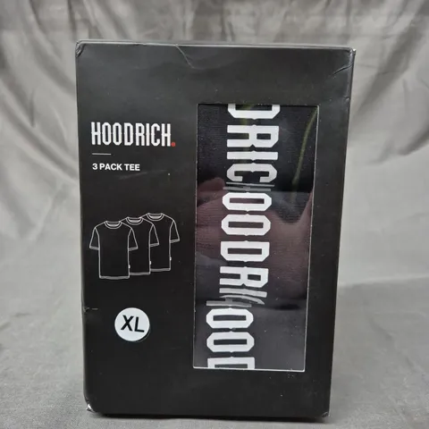 BOXED HOODRICH 3 PACK TEE'S - SIZE XL