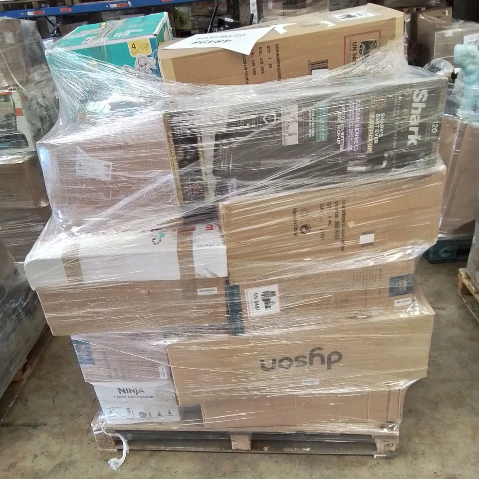 PALLET OF APPROXIMATELY 29 UNPROCESSED RAW RETURN HOUSEHOLD AND ELECTRICAL GOODS TO INCLUDE;