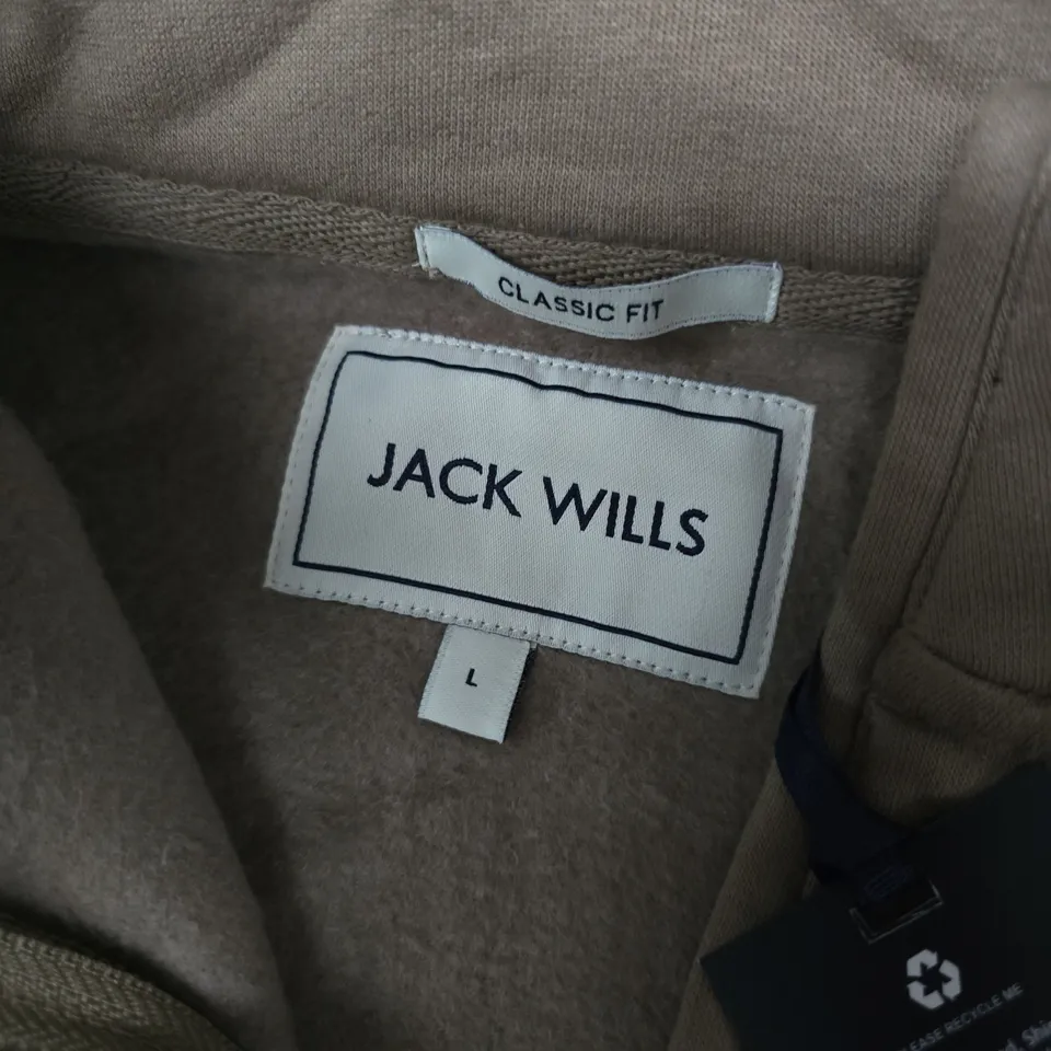 JACK WILLS BARCHESTER 1/4 IN FAWN - LARGE