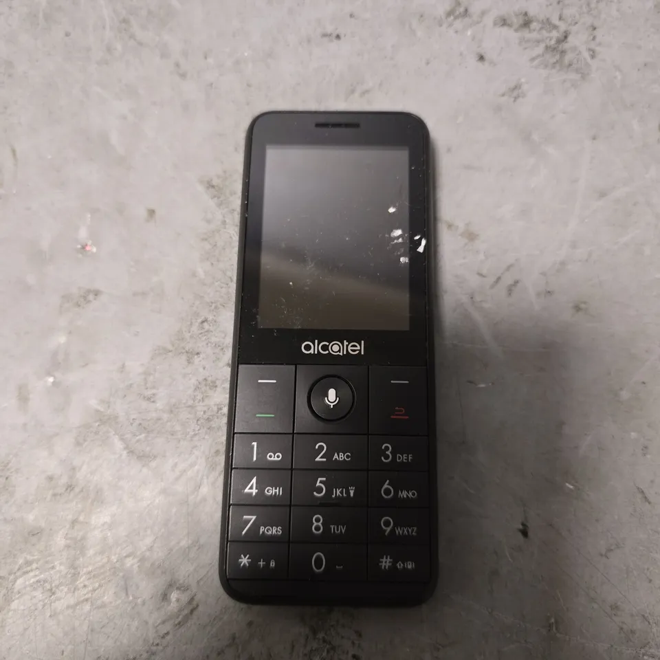 ALCATEL BLACK MOBILE PHONE