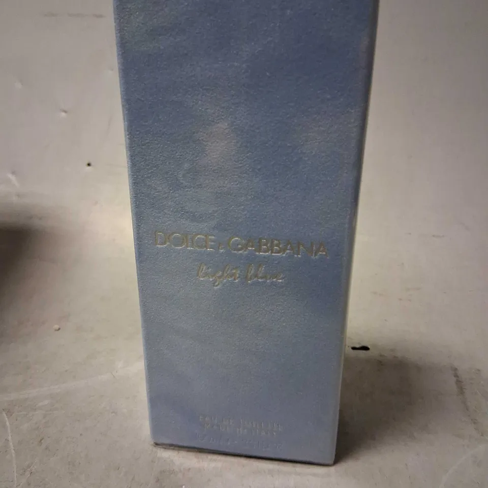 BOXED AND SEALED  DOLCE & GABBANA LIGHT BLUE EAU DE TOILETTE 100ML