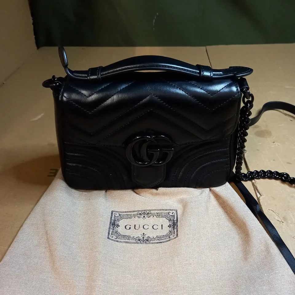 LEATHER GUCCI SHOULDER BAG