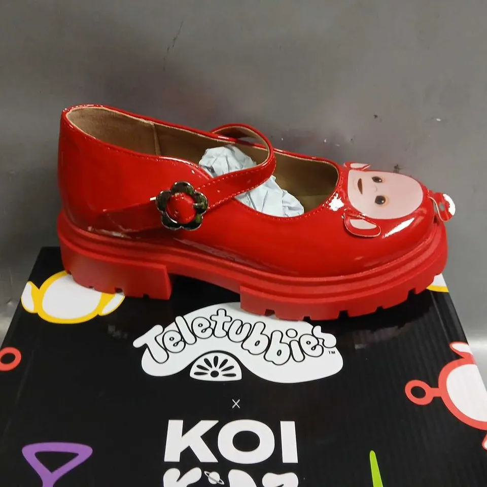 BOXED TELETUBBIES X KOI PO TELETUBBIES KIDZ MARY JANES SIZE 2