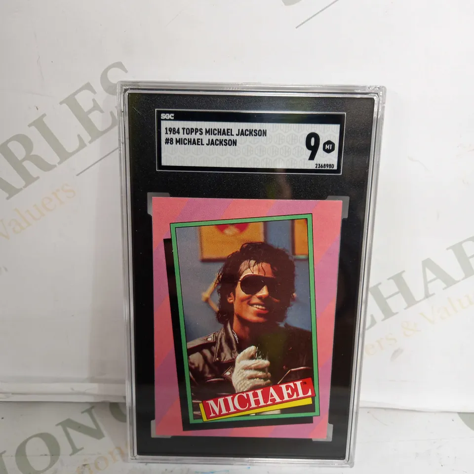 SGC 1984 TOPPS MICHAEL JACKSON #8 MICHAEL JACKSON - 9