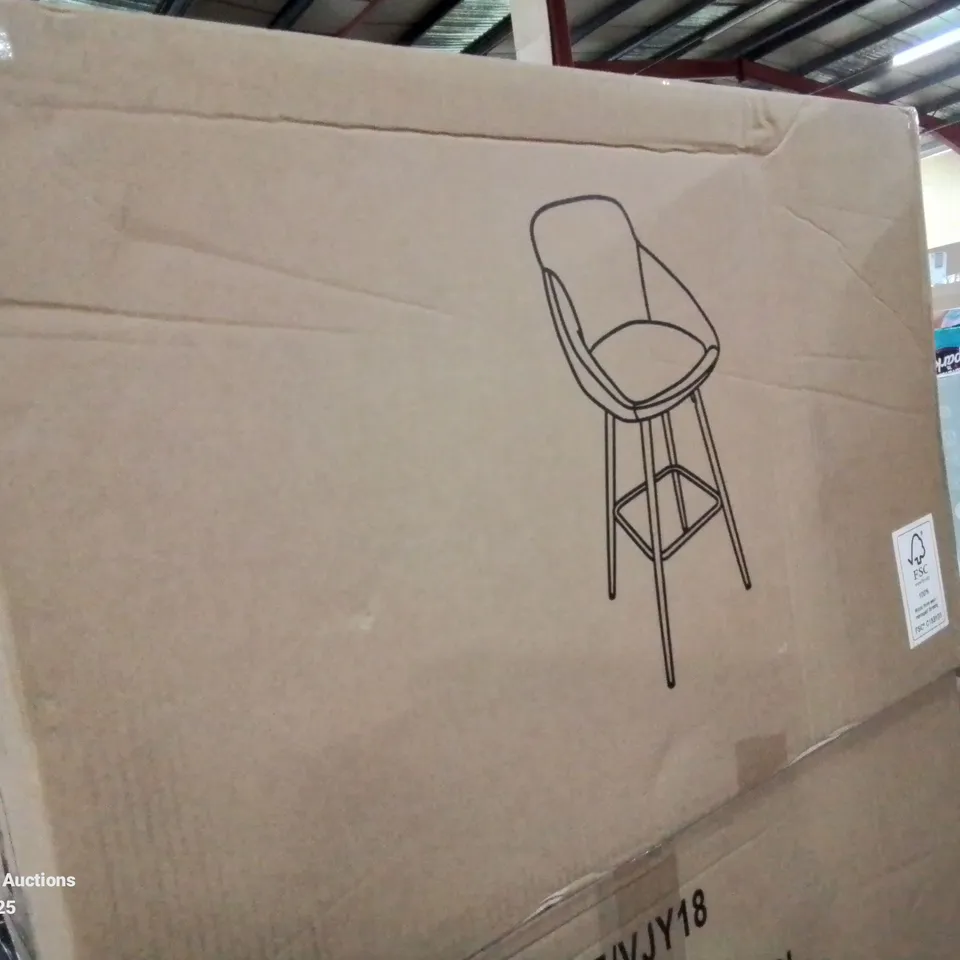 BOXED GREEN DAHLIA BARSTOOL