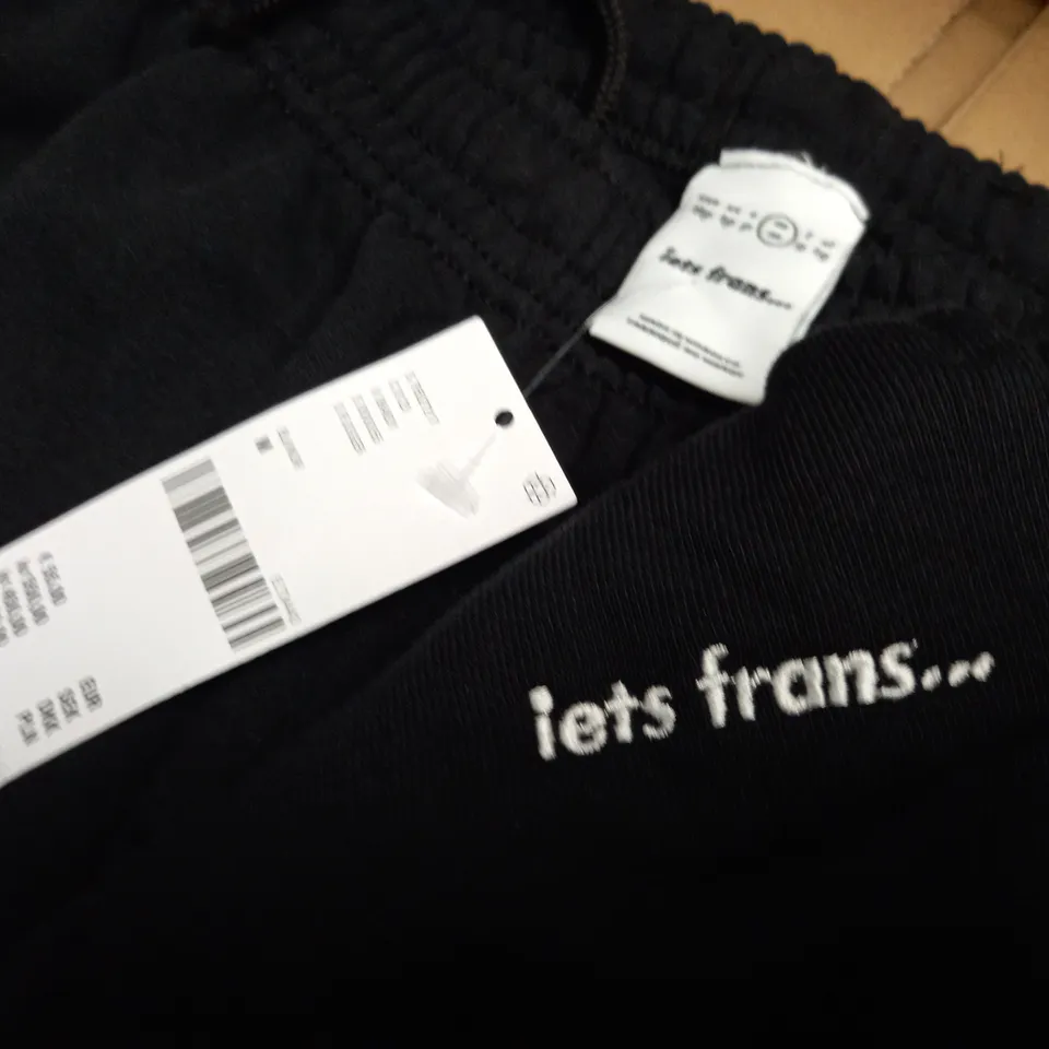 IETS FRANS BLACK JOGGERS - M