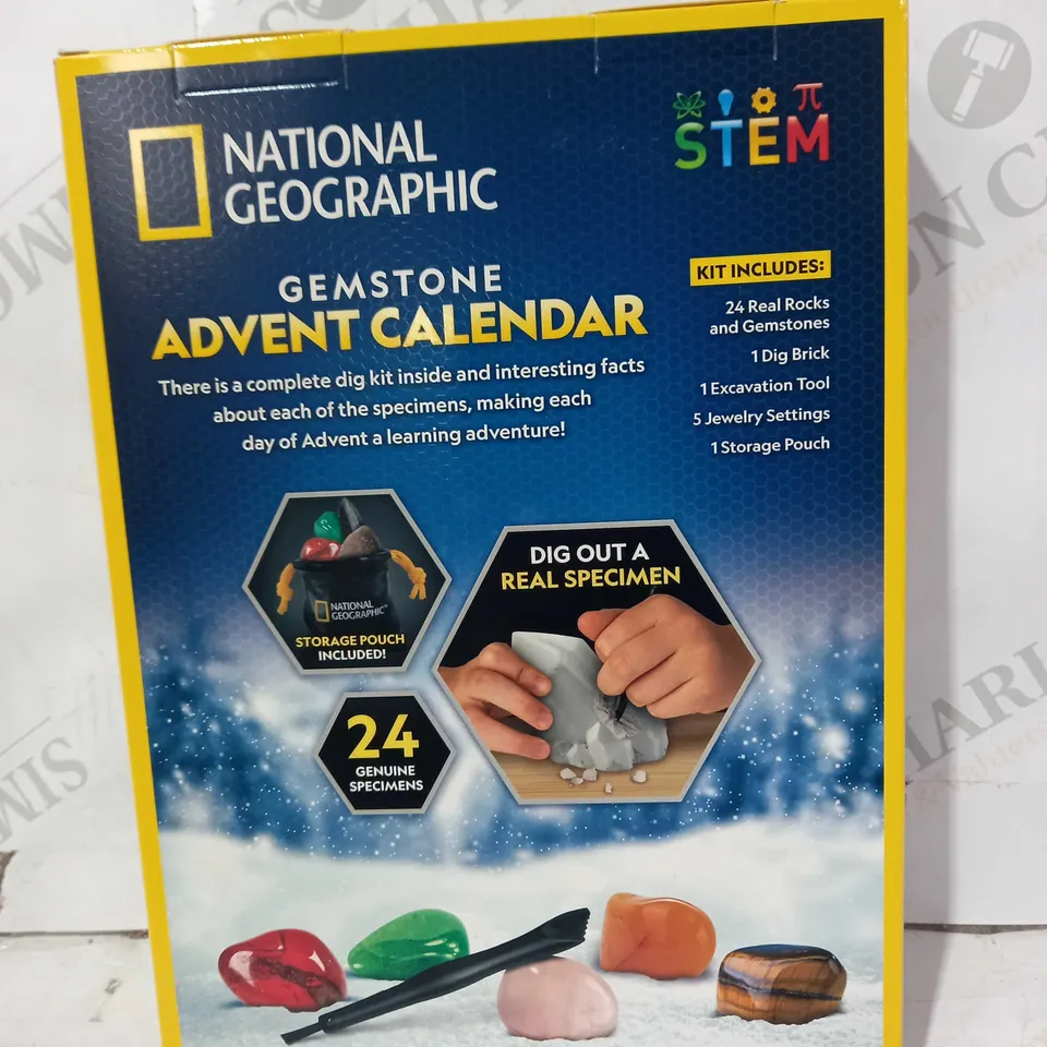 STEM NATIONAL GEOGRAPHIC GEMSTONE ADVENT CALENDAR