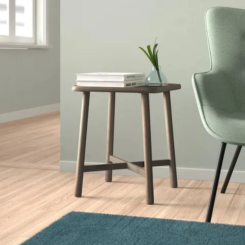 BOXED SERENITY SOLID WOOD SIDE TABLE (1 BOX)