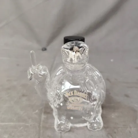 JACK DANIEL'S CLEAR GLASS BOTTLE – ANIMAL-SHAPED 