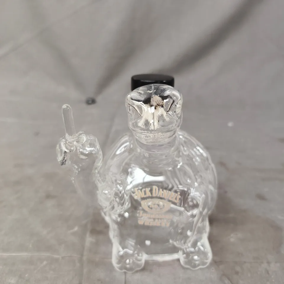 JACK DANIEL'S CLEAR GLASS BOTTLE – ANIMAL-SHAPED 