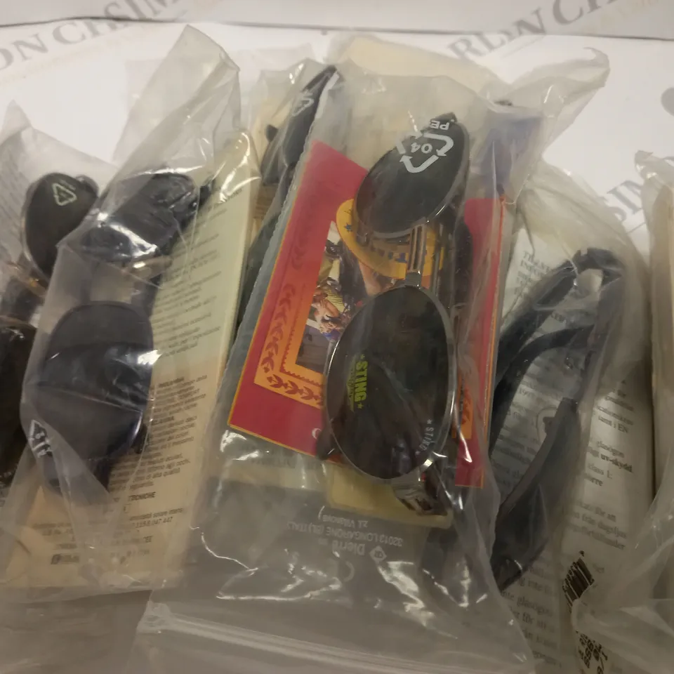 APPROXIMATELY 10 ASSORTED DE RIGO STING SUNGLASSES TO INCLUDE MODELS 4216, 4306, 4356 ETC.