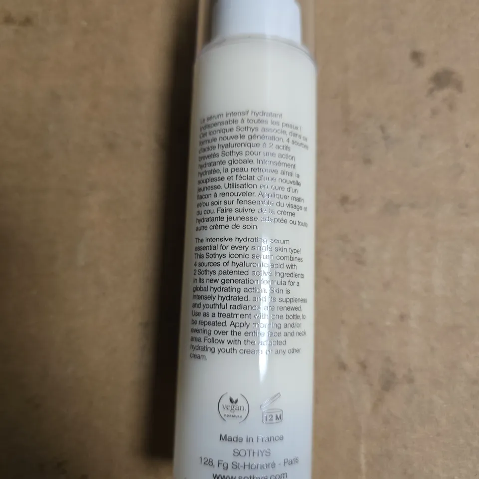 SOTHYS HYDRA HYALURONIC ACID INTENSIVE HYDRATING SERUM – 50 ML (MADE IN FRANCE)