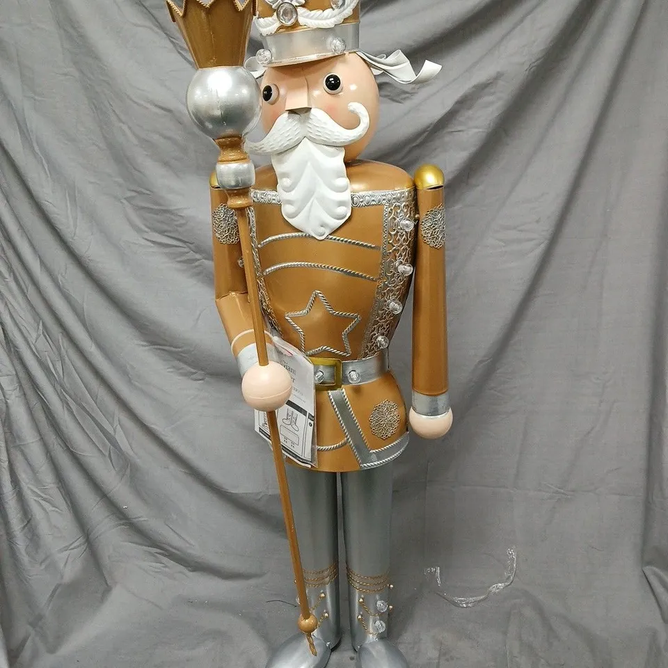 INLIT GIANT NUTCRACKER GOLD/SILVER - COLLECTION ONLY  RRP £129.99