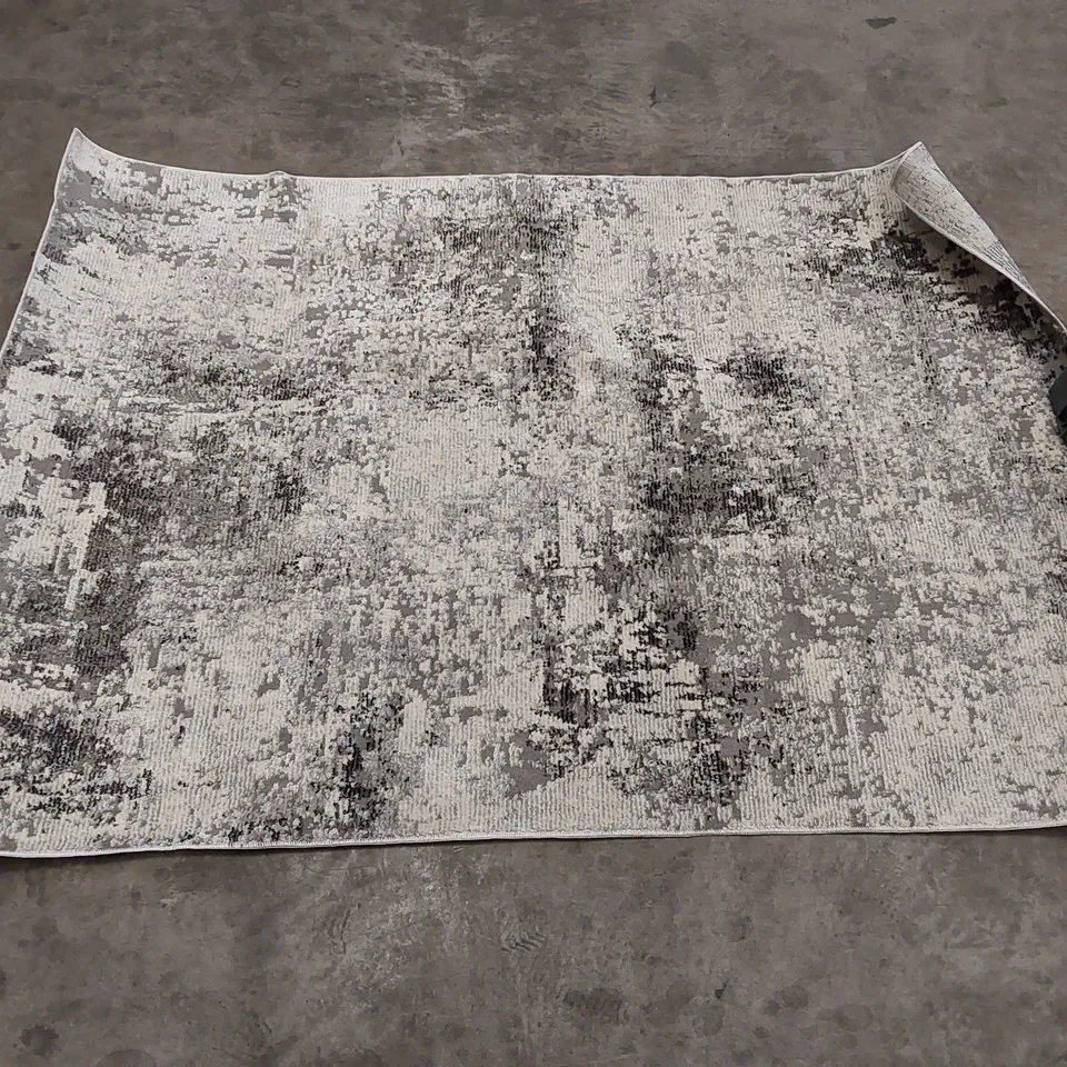 ROSSA GREY/OFF-WHITE RUG // 170 X 120CM