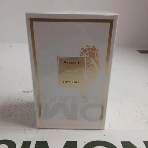 BOXED AND SEALED ATELIER NOVAE VANILLA DES ORS EAU DE PARFUM 100ML