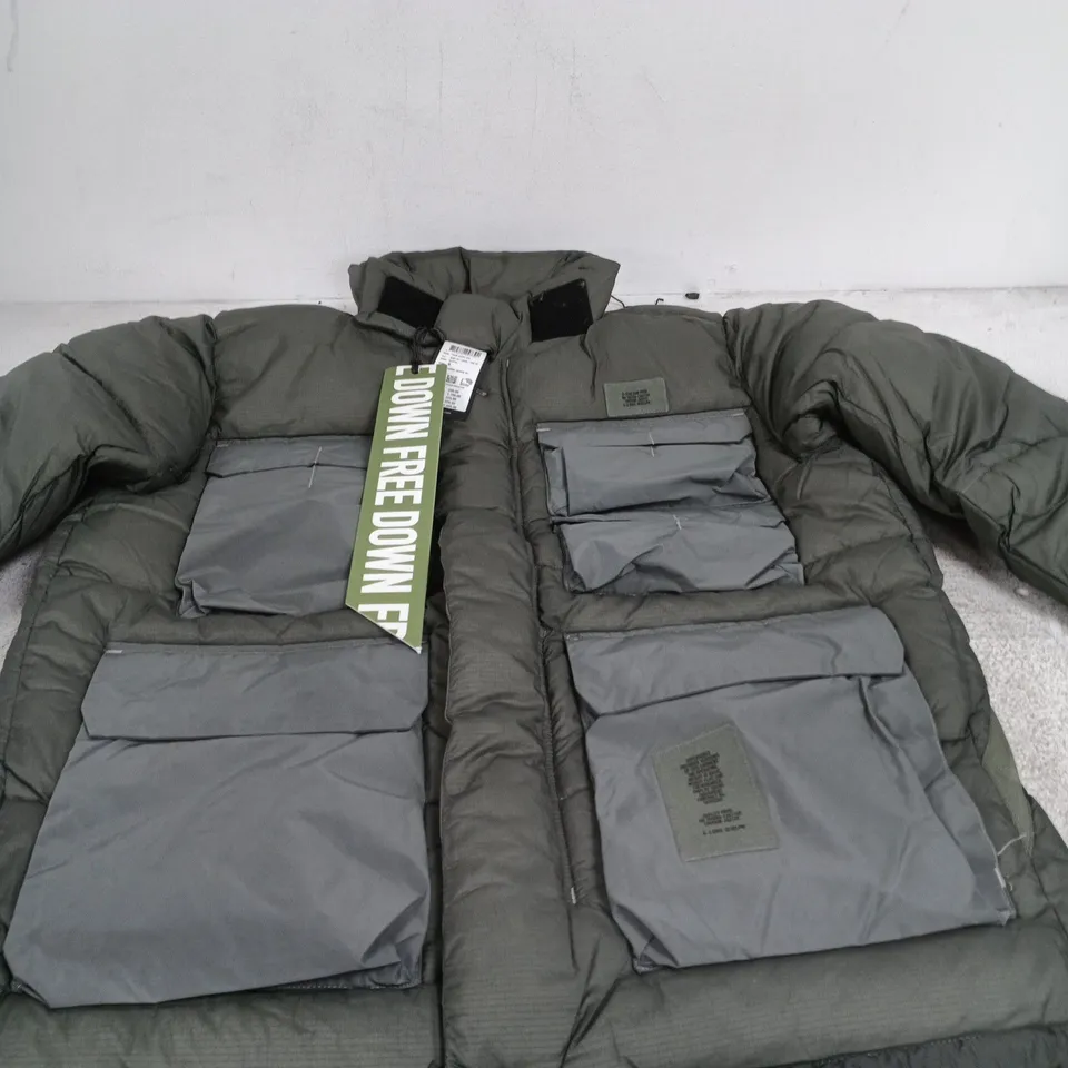 G-STAR RAW FIELD PUFFER PM – SIZE S – ORPHUS, FEATHER RIPSTOP