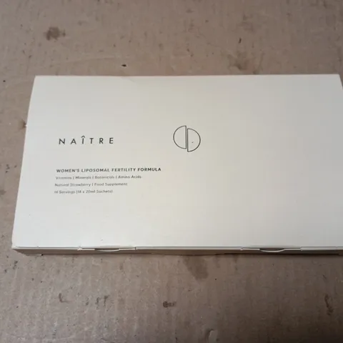 NAÏTRE WOMEN'S LIPOSOMAL FERTILITY FORMULA – BOXED 14 X 20ML SACHETS