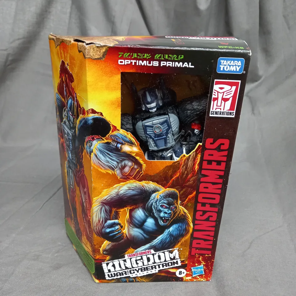 TRANSFORMERS OPTIMUS PRIMAL - KINGDOM WAR FOR CYBERTRON - AGES 8+