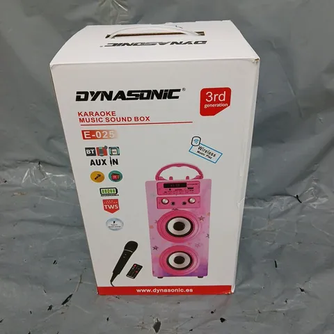 BOXED DYNASONIC KARAOKE MUSIC SOUND BOX