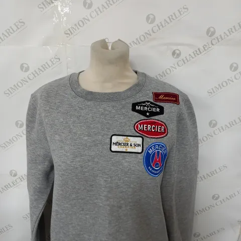 MERCIER BADGE SWEATSHIRT SIZE S