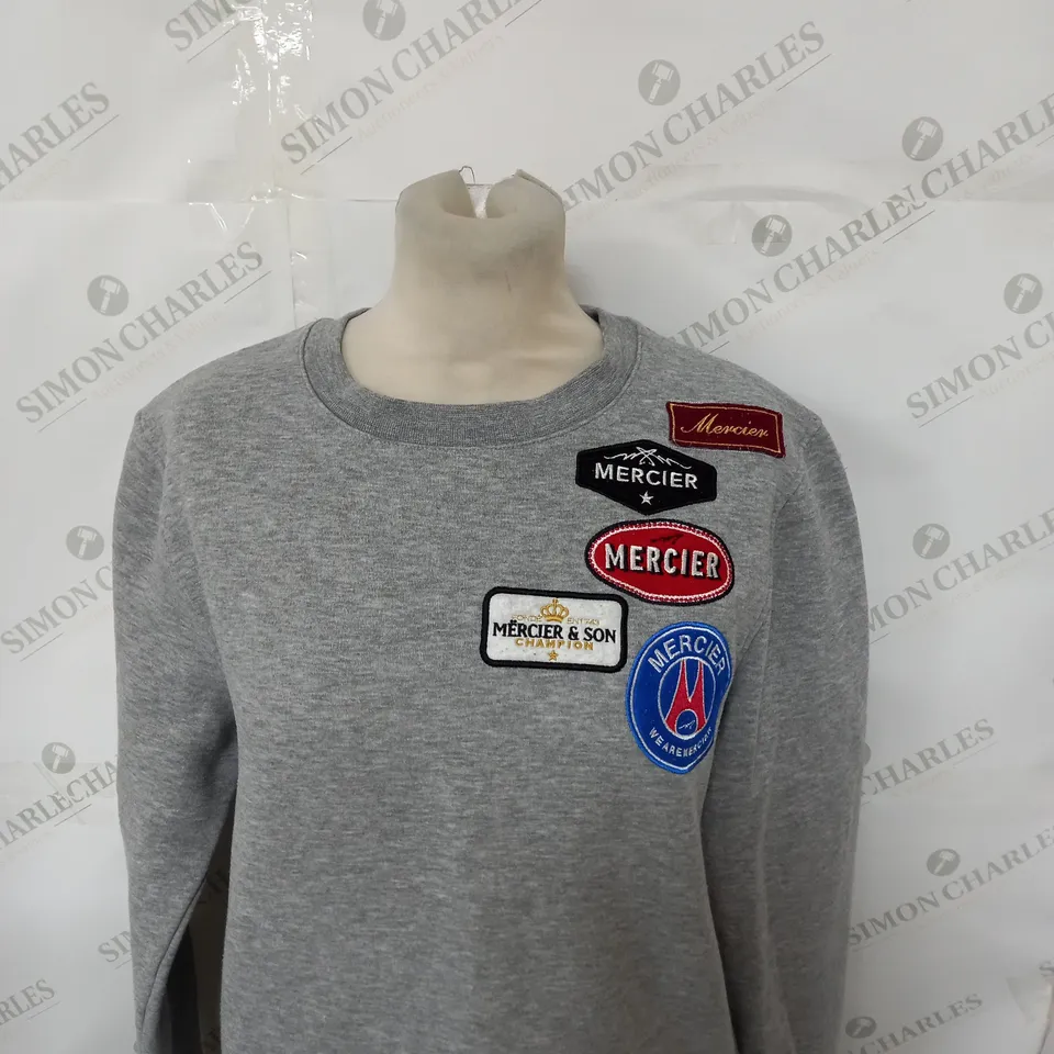 MERCIER BADGE SWEATSHIRT SIZE S