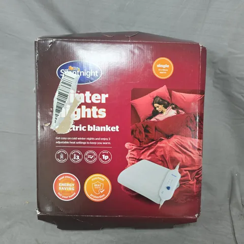 SILENTNIGHT WINTER NIGHTS ELECTRIC BLANKET - SINGLE 
