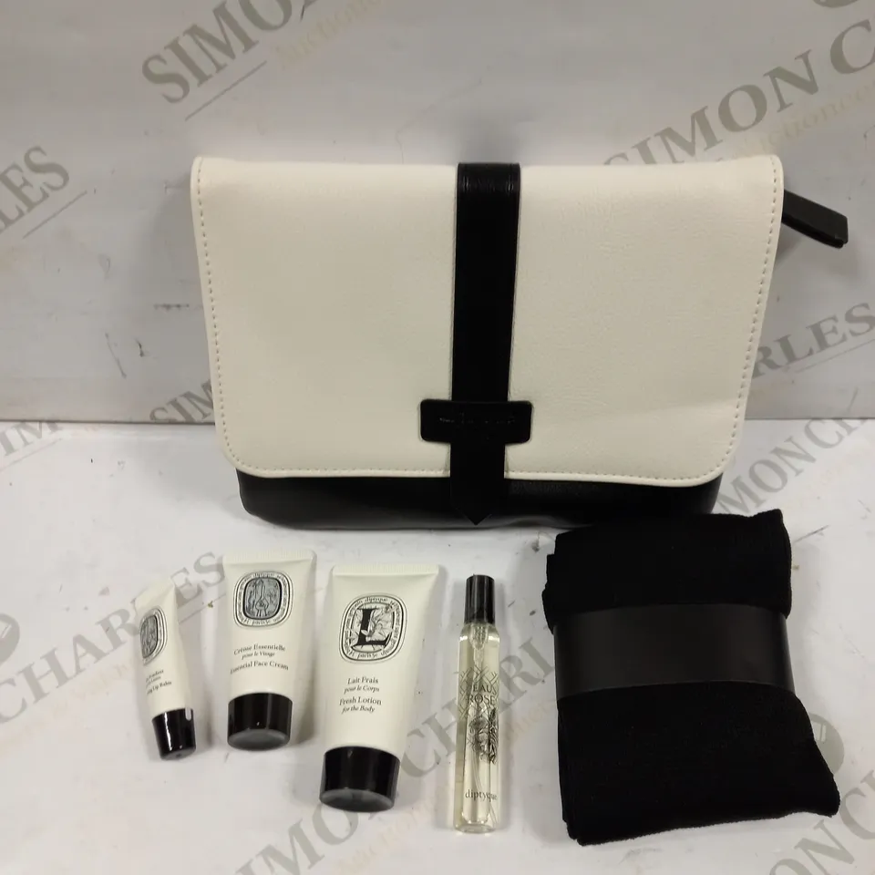 DIPTYQUE SKIN CARE TREATMENT GIFT SET TO INCLUDE BODY LOTION, FACE CREAM, LIP BALM ETC