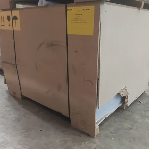 PALLET CONTAINING COMMERCIAL DISPLAY UNIT PARTS