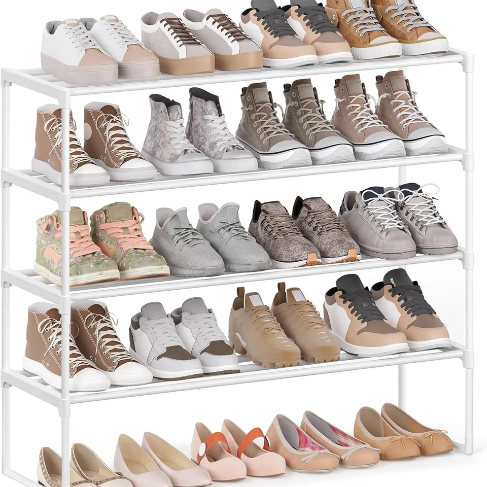 BOXED SONGMICS 4-TIER SHOE RACK, SHOE STORAGE ORGANISER