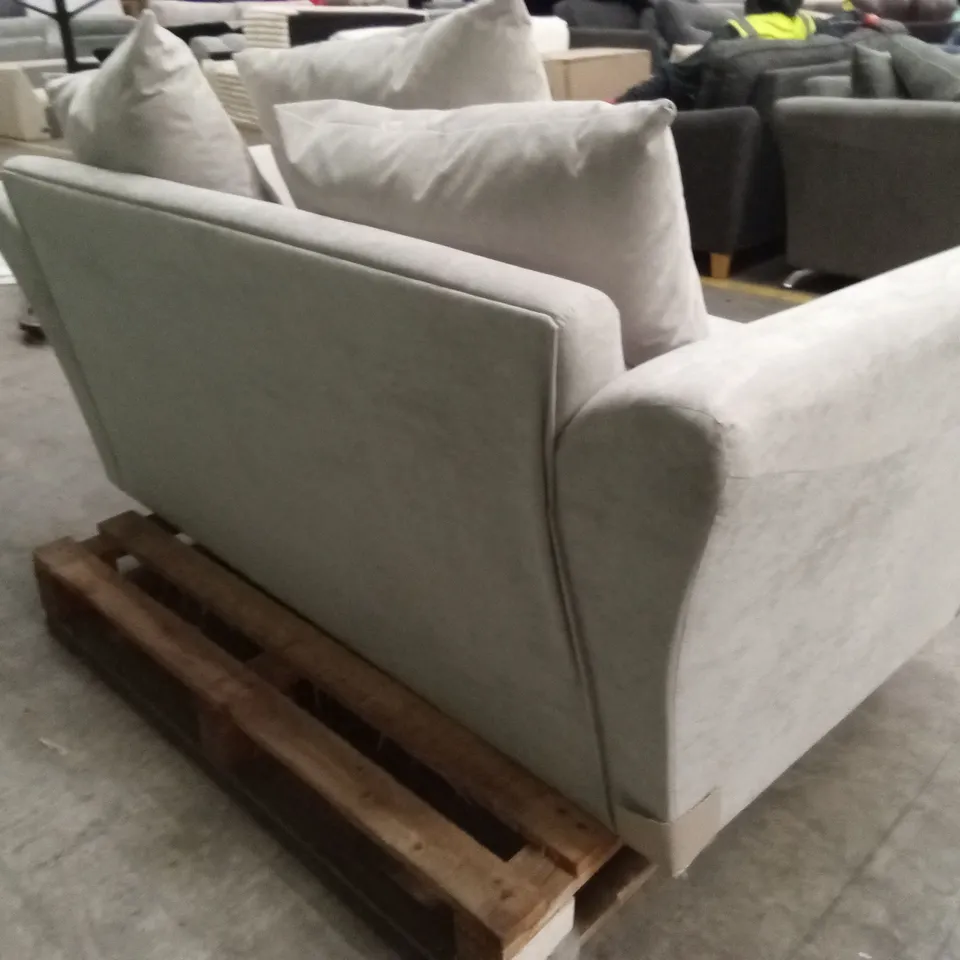 DURY FABRIC 2 SEATER SCATTER BACK SOFA - NATURAL RRP £479