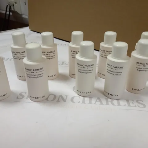 LOT OF APPROX 10 GIVENCHY BLANC PARFAIT 40ML BRIGHTENING LOTION