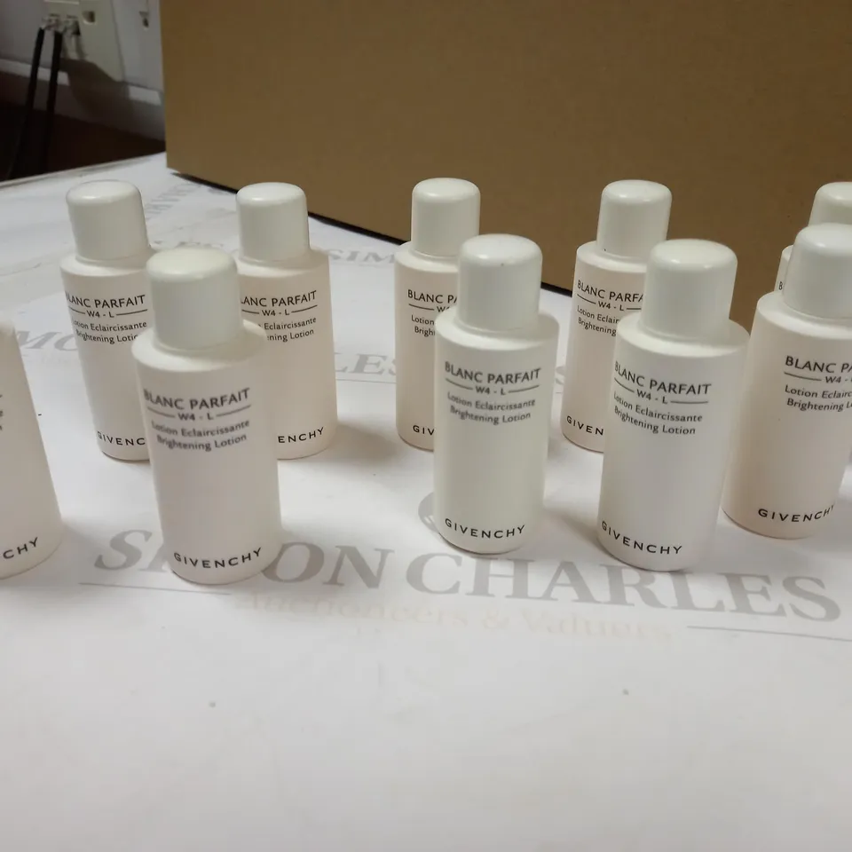 LOT OF APPROX 10 GIVENCHY BLANC PARFAIT 40ML BRIGHTENING LOTION