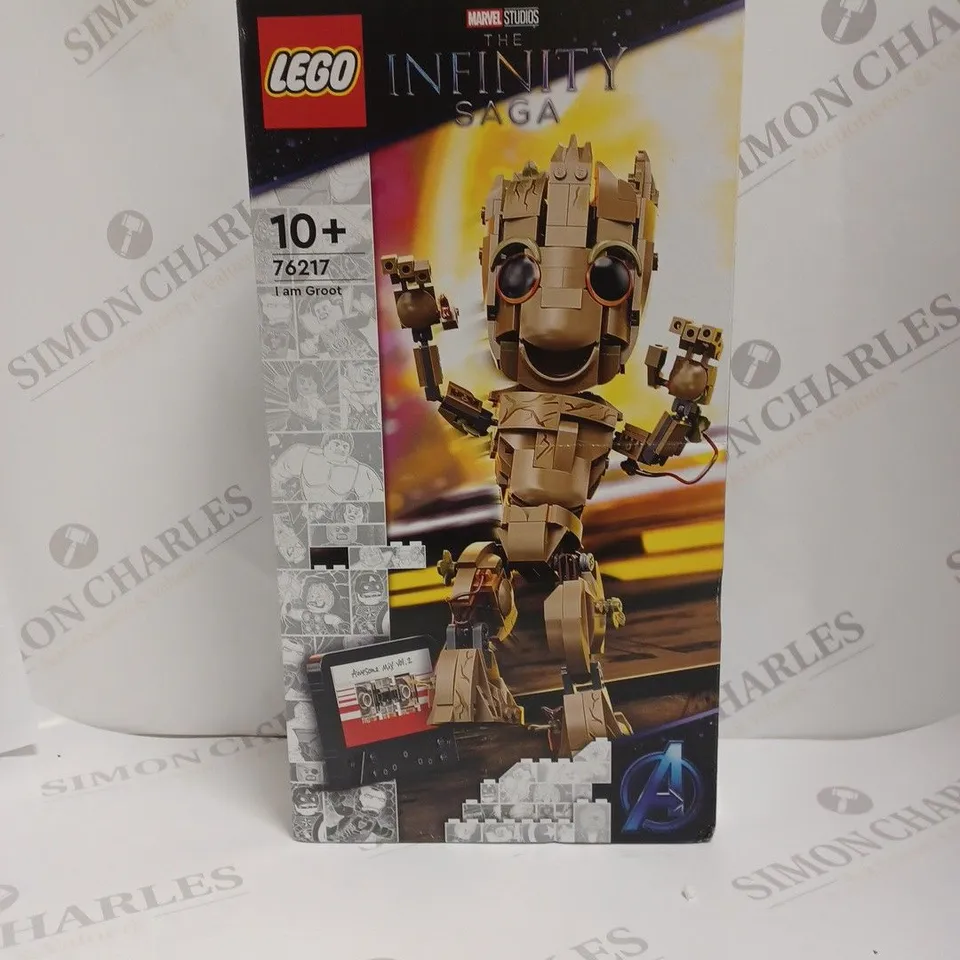 BOXED LEGO THE INFINITY SAGA I AM GROOT 76217 RRP £44.99