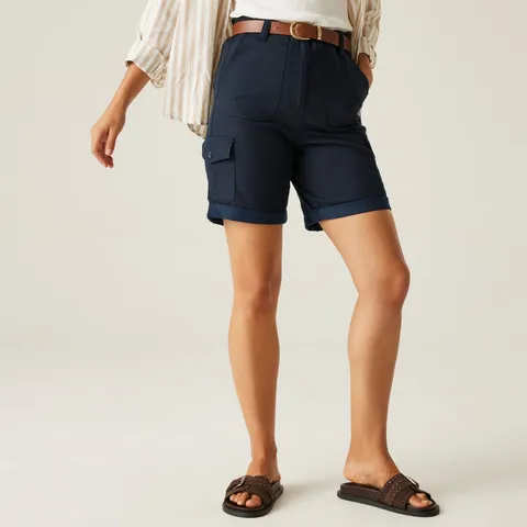 BRAND NEW REGATTA WOMEN'S SHOREBELLA SHORTS IN NAVY SIZE UK 14