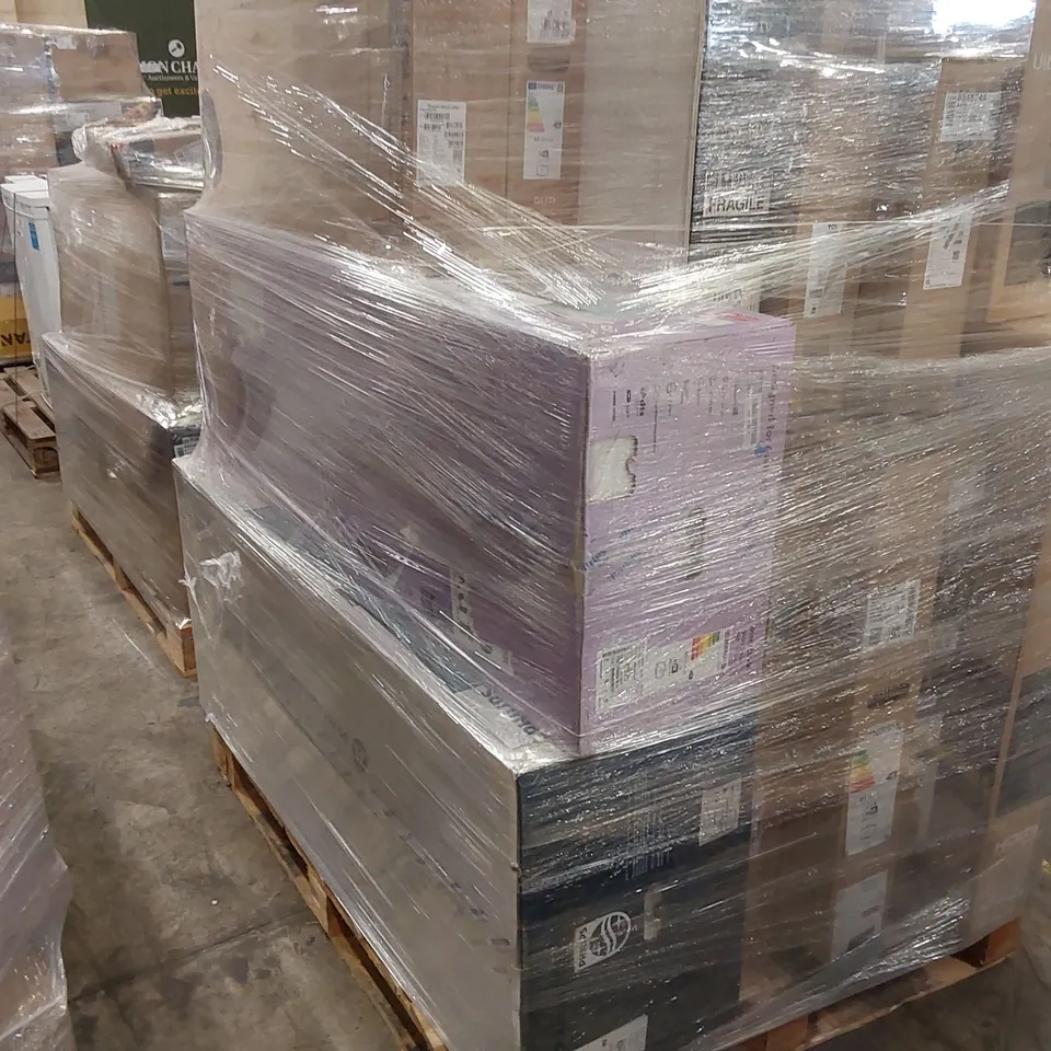 PALLET OF APPROXIMATELY 16 UNPROCESSED RAW RETURN MONITORS AND TELEVISIONS TO INCLUDE;